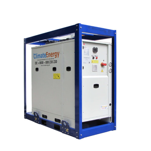18,2 kW Kaltwassersatz CE-KW-20 von Climate Energy mit Scrollverdichter und zwei drehzahlgeregelten Axial-Ventilatoren – kompakte Lösung für Industrie, Gebäudeklimatisierung und Prozesskühlung