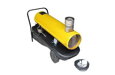 19,6 kW Öl-Gebläseheizung CE-H-20 von Climate Energy – mobiles Heizgerät für Hallen, Baustellen und Industrie