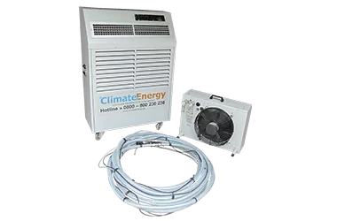 Mobiles Split-Klimagerät CE-KL-6,7.W von Climate Energy – zweiteilig, energieeffizient und ideal für effizienten Wärmeaustausch